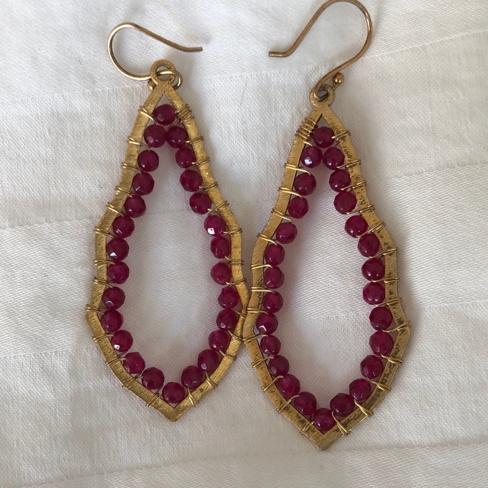 Drop earrings from Anthropologie